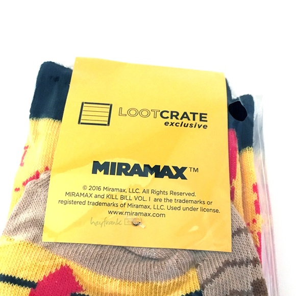 NWT - Kill Bill Vol 1 Socks - Picture 4 of 4